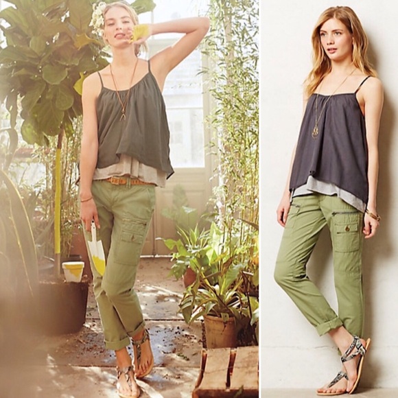 Anthropologie Pants - Hei Hei Westport Military Canvas Cargo Pants